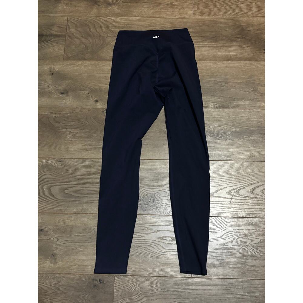 437 Four Three Seven Navy High Rise Leggings Women’s Medium M - Picture 2 of 5